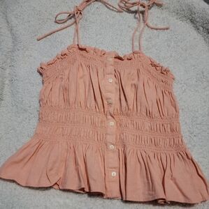 Universal Thread Peachy tank top. Size L. Spaghetti straps NWOT.